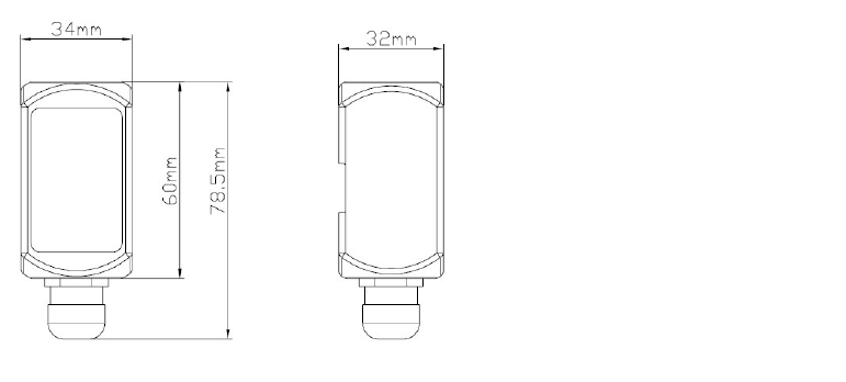 0.05m/S Ralay IP68 Clamp On Type Ultrasonic Flow Meter