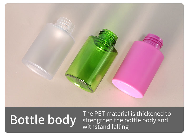 Luxury Plastic Cosmetic Bottles 60ml 100ml Pink Fine Mist Spray Bottle Packaging For Industrial