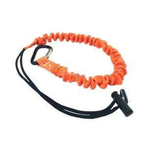 China Fall Protection Safety Rope Lanyard With Carabiner Hook Polyester Material wholesale