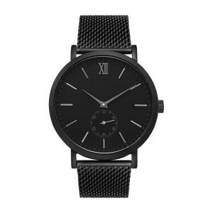 China Black Hydraulic Dial Mens Stainless Steel Watches Waterproof Classic Design wholesale