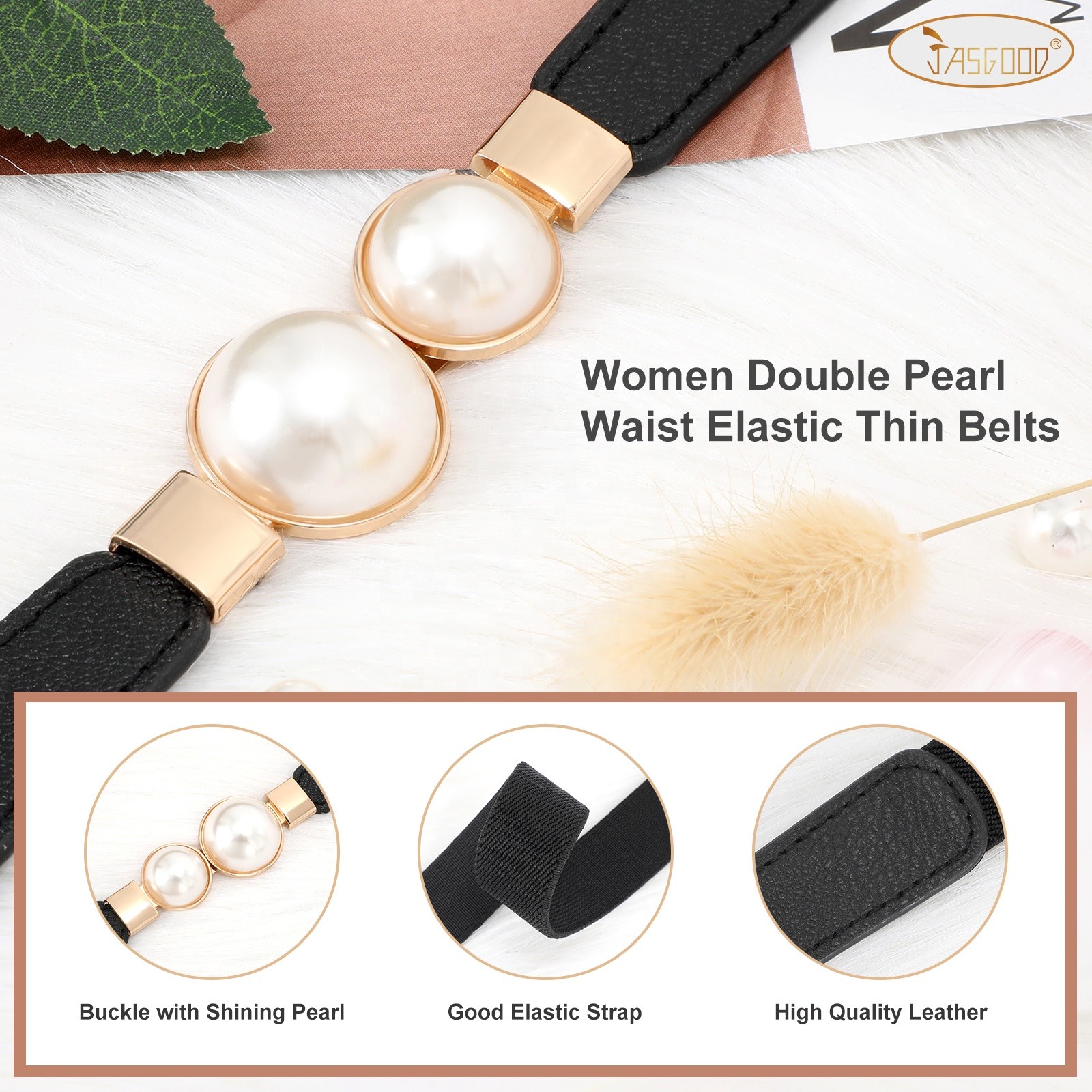 Thin Skinny Women Elastic Belts