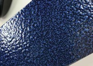China Blue Hammer Texture Thermosetting Outdoor Powder Coating Metallic Effect wholesale