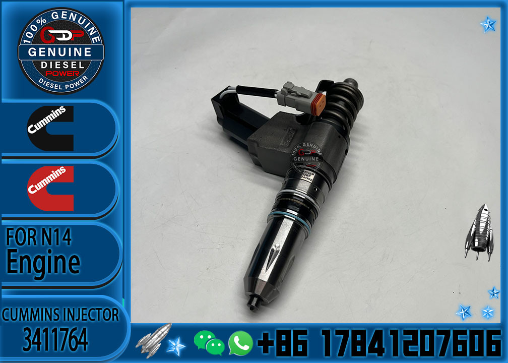 N14 Diesel Engine Fuel Injector 3411767 3083662 For Cummins N14 Injector