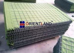 China Hot Dipped Galvanized Wire Mil9 Defensive Barrier Square Hole wholesale