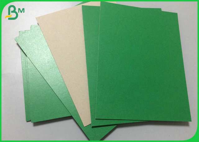 1.4mm 1.6mm Thickness Green Lacquered Carton With One Side Laminate Glossy 