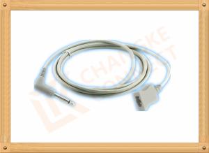 China PVC Gray Medical Temperature Probe Adapter Cable YSI 400 Series wholesale