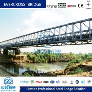 China Heavy Duty Prefabricated Steel Truss Bridge Simple Structure wholesale
