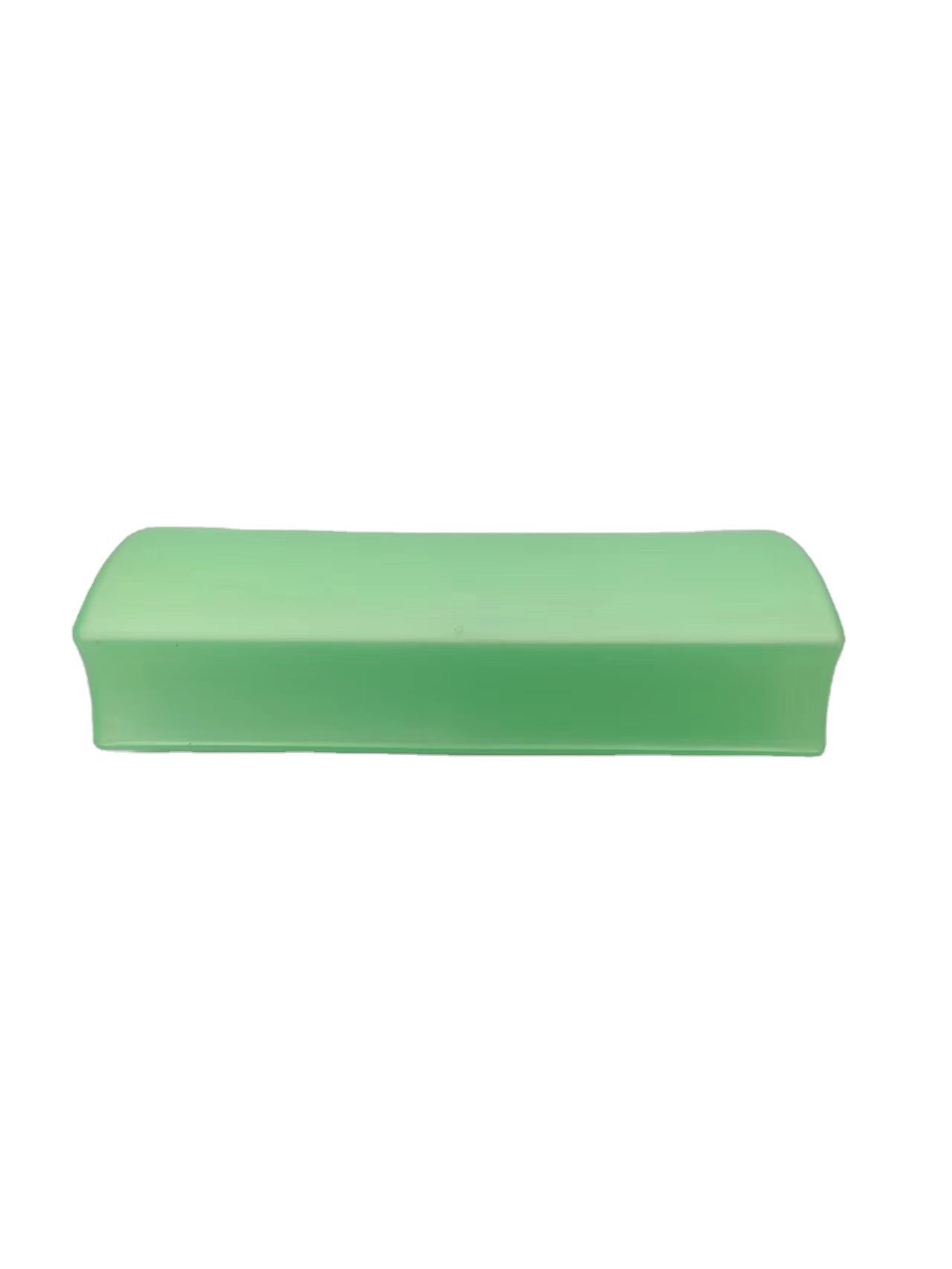 Customizable Green Plastic Eyeglass Case Scratch Resistant Irregular