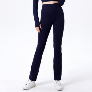China Cropped Flare Yoga Pants For Women Super Factory wholesale