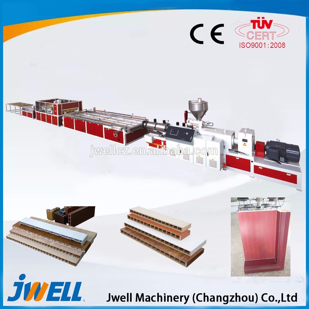 Jwell ideal substitute for wood, aluminum, composite board PVC semi- skinning WPC Foam Board