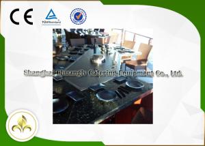 China Low Noise Professional Japanese Teppanyaki Grill , Japanese Hibachi Table wholesale
