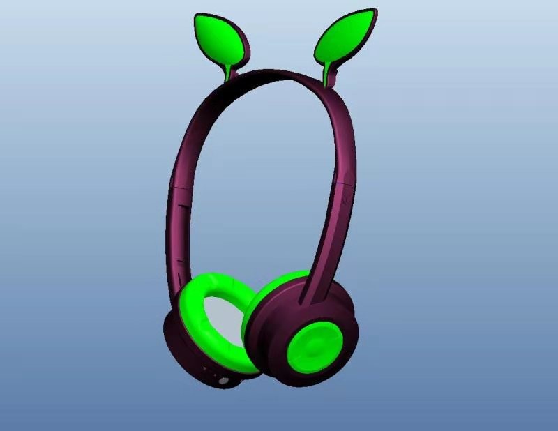 Cat-Ear Design With Led bluetooth Wireless Headphones For Children