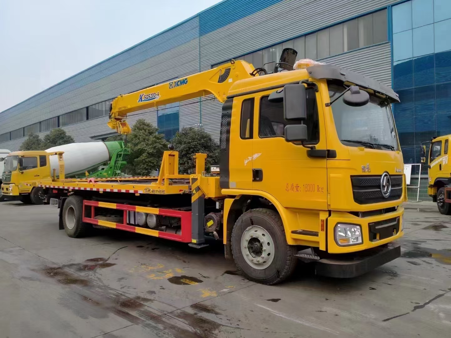 JMC Trailer With 8 Tons Towing Two Cleaning Vehicles Street Cleaning Vehicles