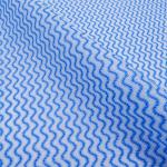 30cm Blue Wave Printed Spunlace Nonwoven For Food Service