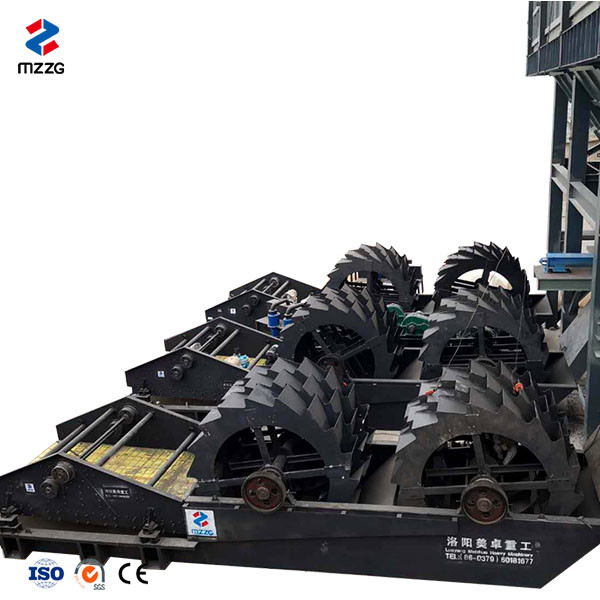 Bucket Double Wheel Sand Washing Equipment Construction Applied Compact