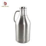 1.89L 64oz SS Growler Double Wall Stainless Steel Flip Top