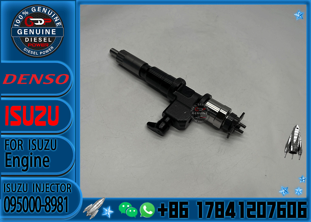 Fuel Injector 095000-8980 095000-8981 095000-8982 8-98167556-2 For ISUZU 6WG1 Engine