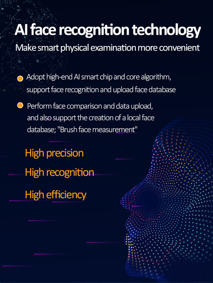 Lcd Accurate Body Weight And Height Fat Scale 2000 Kcal Face Recognition Touch Screen
