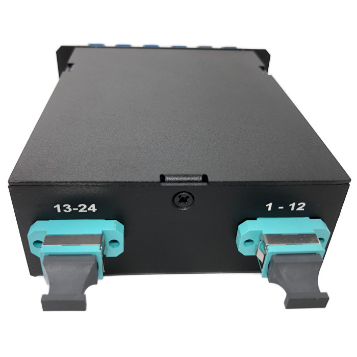 Mpo/Mtp-SC-LC 6-12-24 Fiber Cassette Module Singel-Mode 24port Channel Module Box