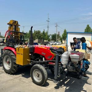 China Deep Tractor Mounted Diesel Water Well Rock Drilling Machine Well Drilling Rig wholesale