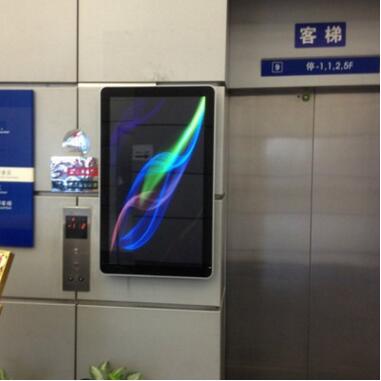 4K UHD 49 inch LCD LED TFT digital signage screen wall mounted super slim