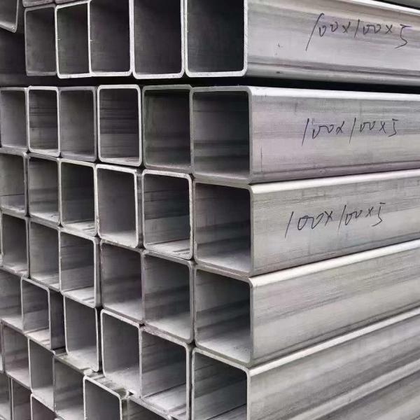 201 304 304L 316L 310S 100*100*5mm SS Square Tube Stainless Steel Square