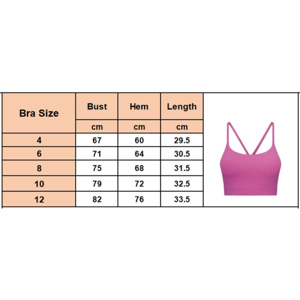 Removable High Impact Padded Ladies Sports Bra Gym Yoga Fitness Running