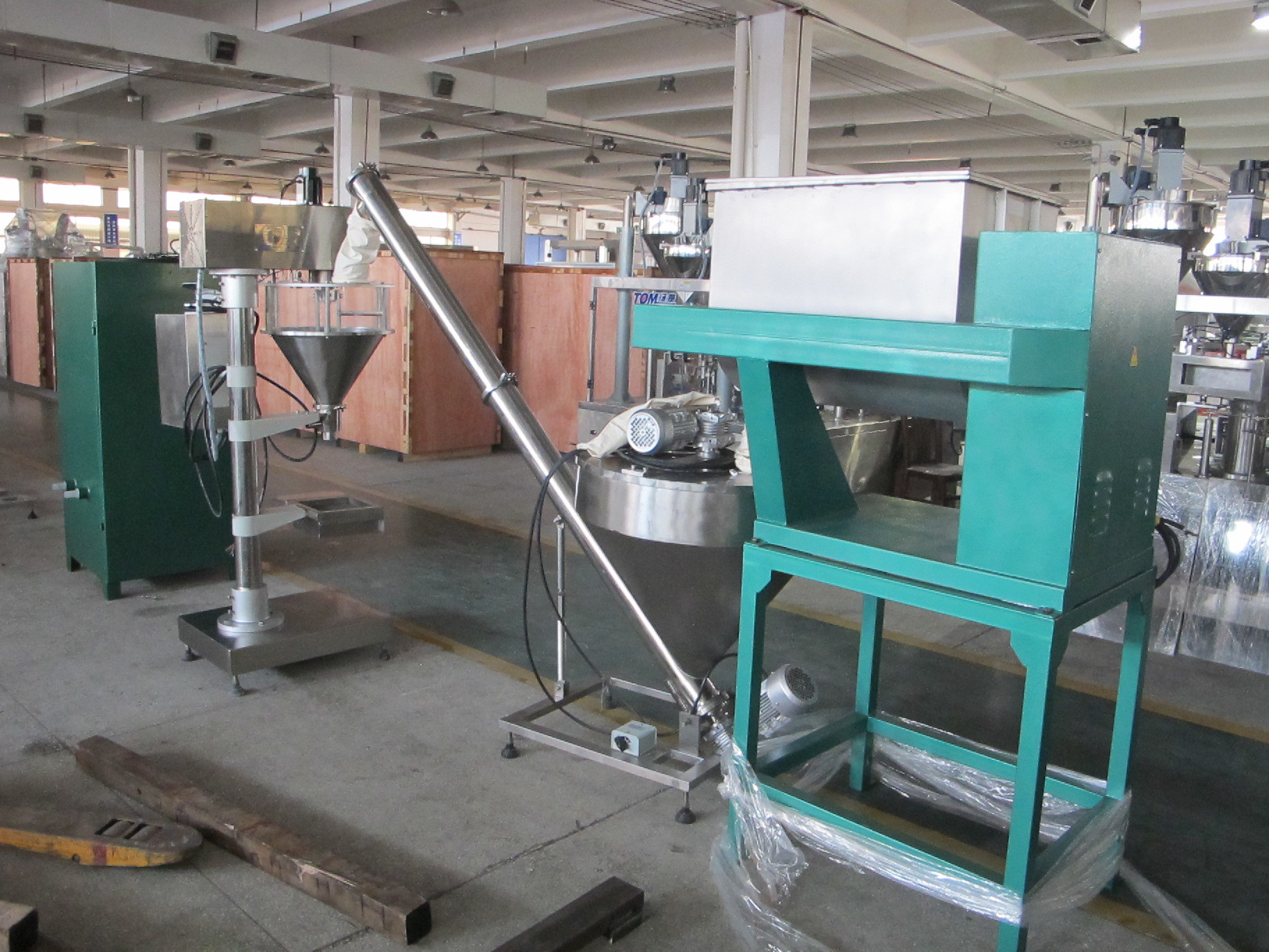 Pesticide Powder Filling Machine Semi Automatic For 1kg-5kg Bag Pesticide Filling Machine