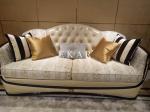 Upholstery 7 Seater Italian Fabric Leather Sofa Set