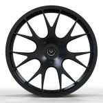 BMW X3M Competition 2020 year Custom Forged Rims 22X10 and 22x11 Satin Black
