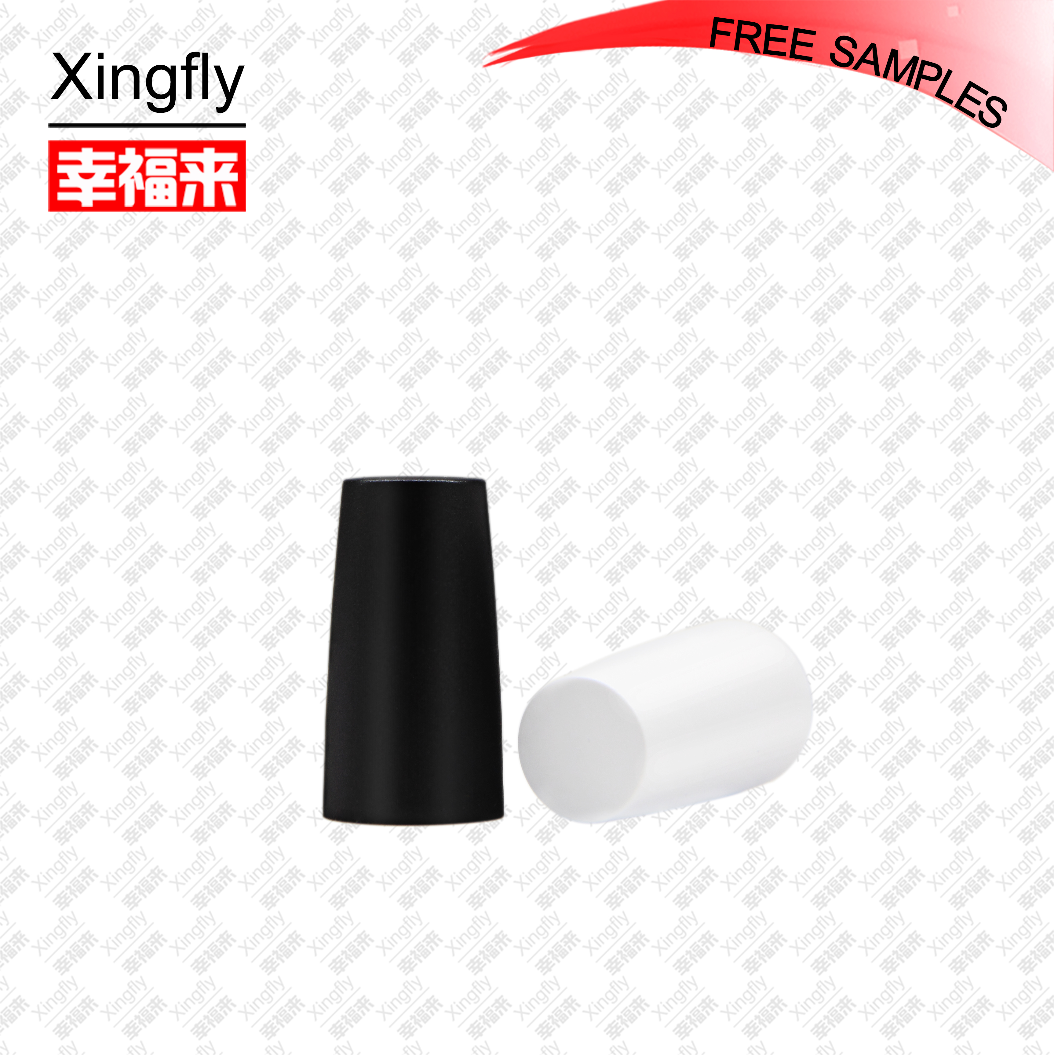 Screw Cap Nail Polish Bottle Cap Round Shape Printed Design