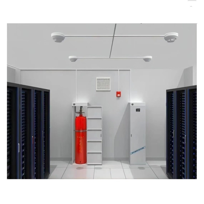 Flexible FM200 Pipe Network System Clean Agent Fire Fighting System For Warehouse
