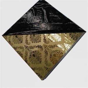 China etched pattern stainless steel Decorative Mirror Stainless Steel panel wholesale