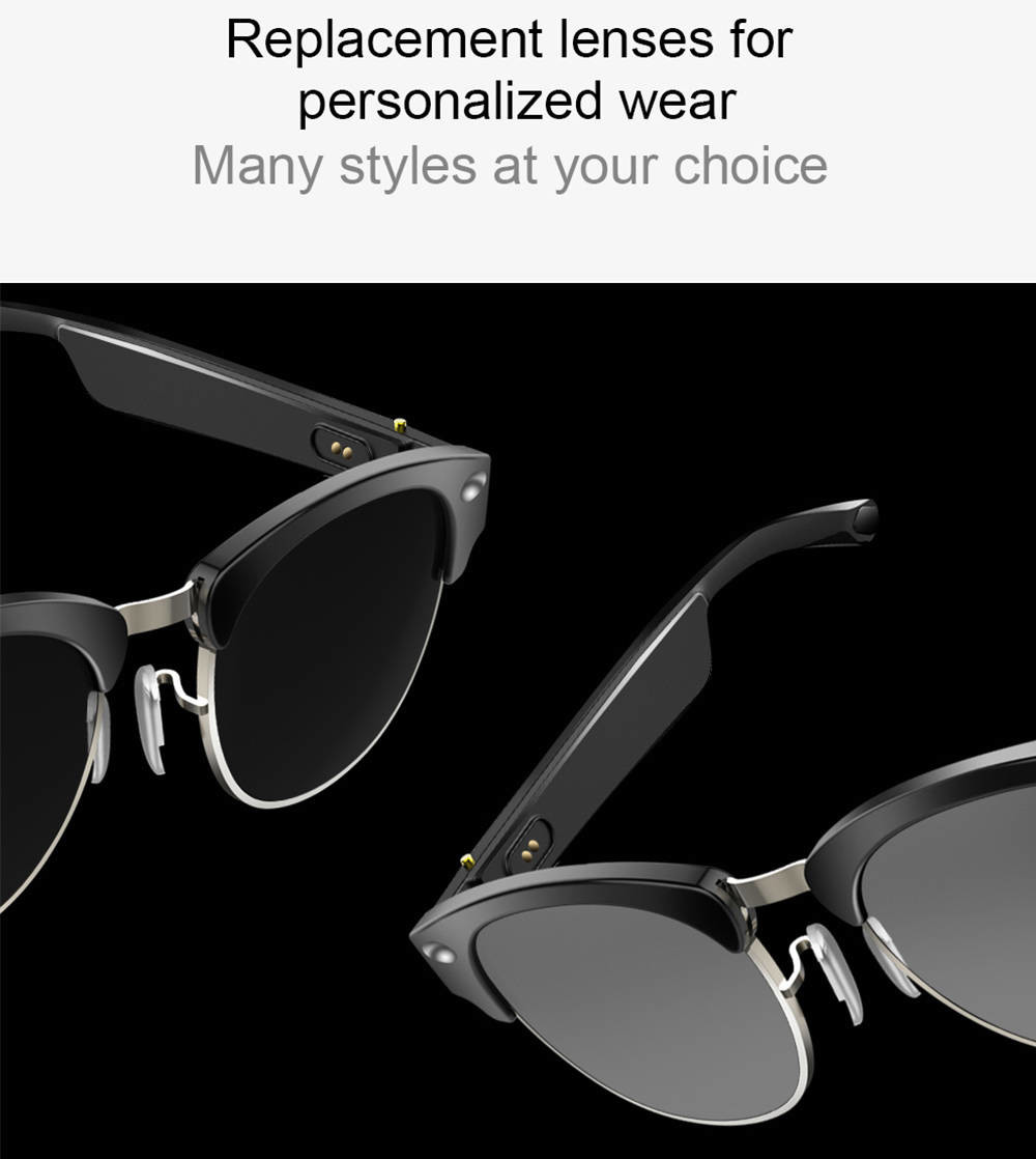 Intelligent Glasses Bluetooth Sunglasses Listening To Music Hands Free Phone Call