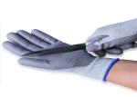 Waterproof PU Coated Gloves , Level 5 Industrial Cut Resistant Gloves