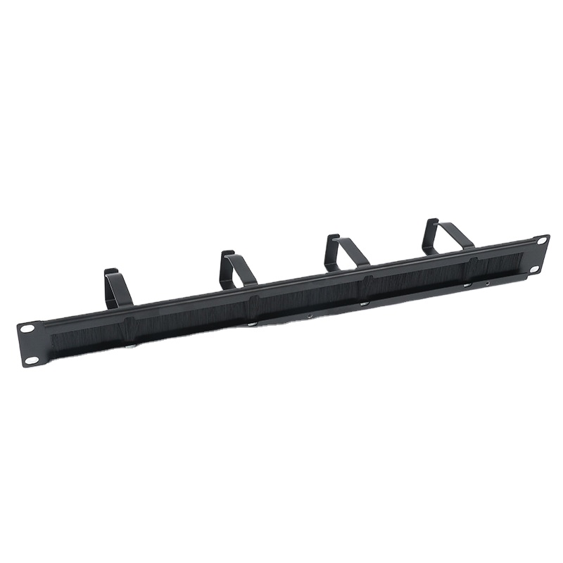 1U 12 ring 24 ring cable management bar for Networking System in 19" rack data cabinet