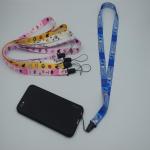 Non Toxic Nylon 2.5mm Cell Phone Lanyard Strap