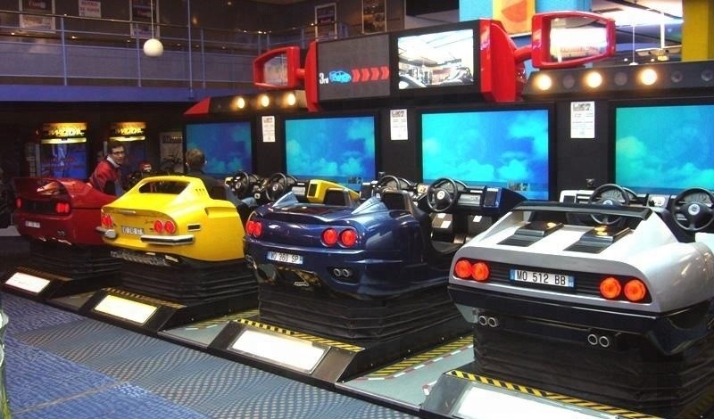 Speed Driver Coin Operated Arcade Machines , Outrun 4 Sp Amusement Arcade Machines