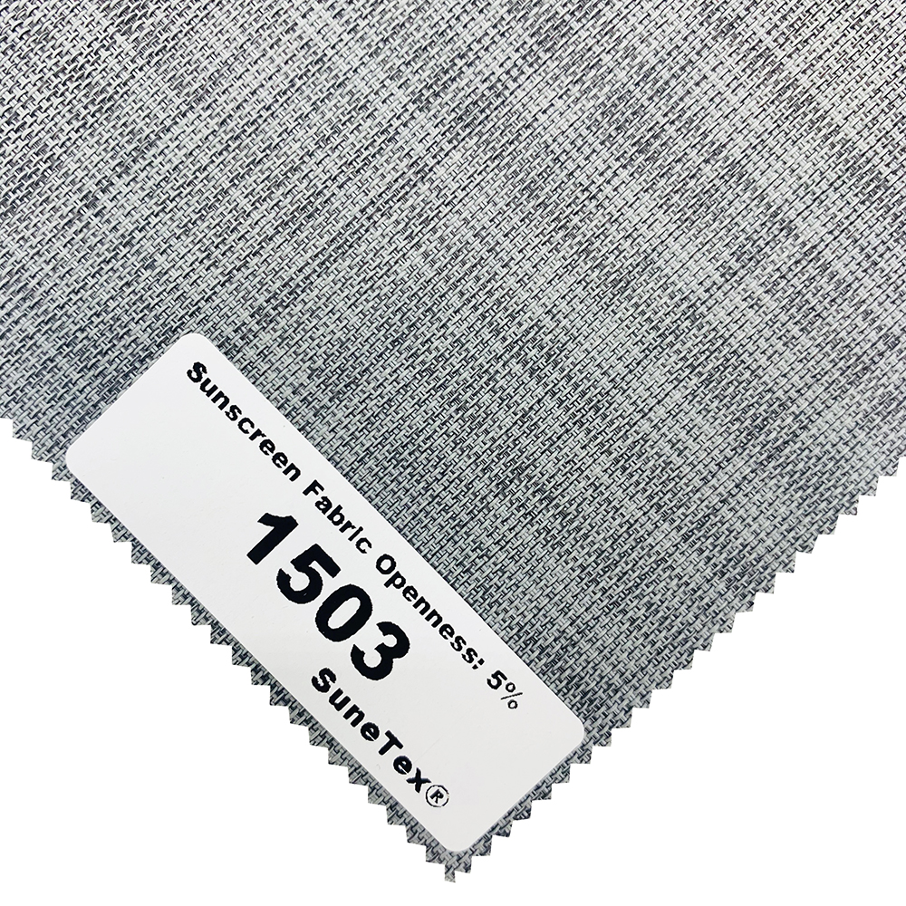 Outdoor 5% Openness Sunscreen Roller Blinds Fabric 29% Polyester 71% PVC