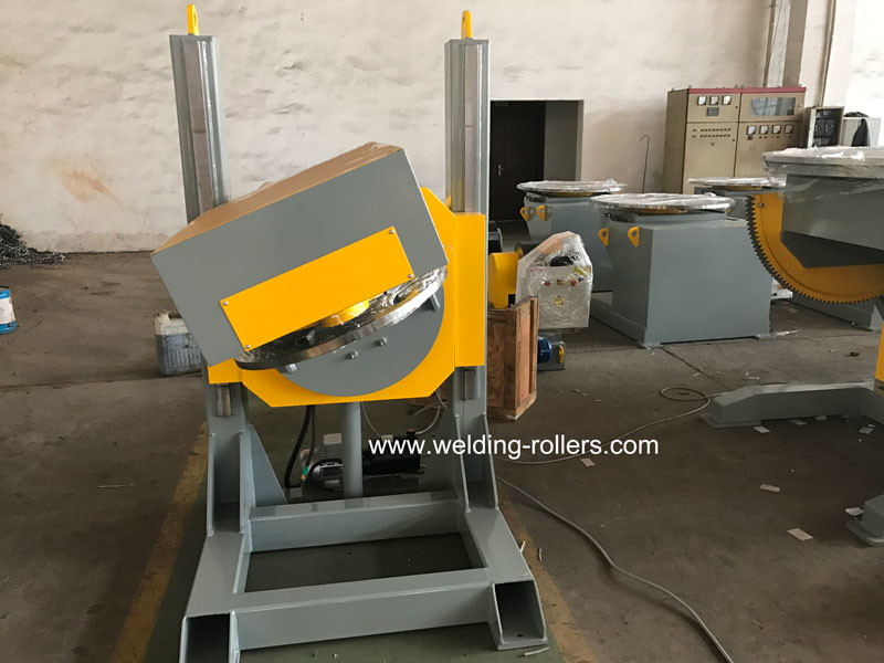3 Ton L-Shape Welding Turning Positioner With Hand Control Box