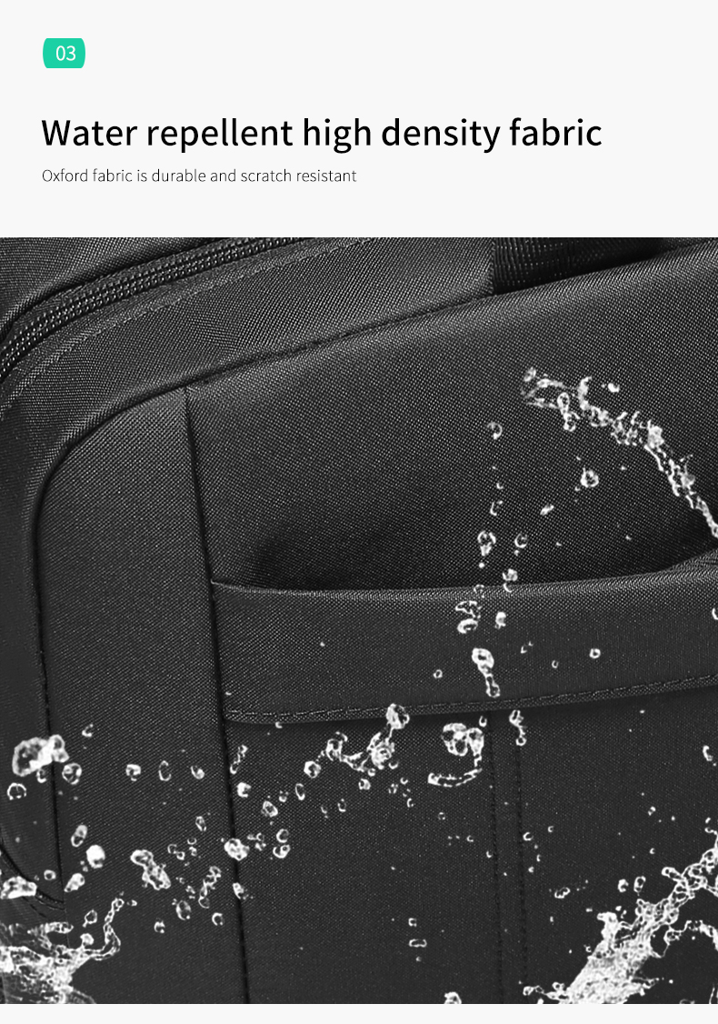 OEM/ODM Business Casual Briefcase Mens Leather Business Bags Rainproof