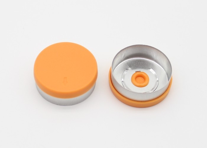 20mm Pharmaceutical Injection Vial Caps Tear Off Type Plastic PP Aluminum Material