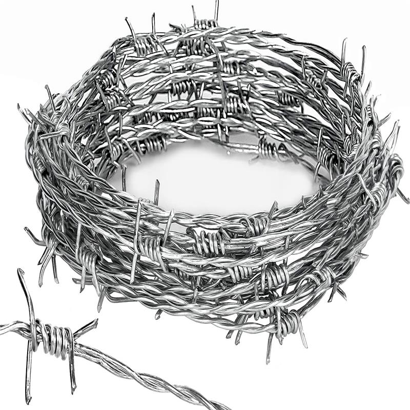 Heavy Coated Galvanized High Strength Reverse Twisted Barbed Wire Fence Wire