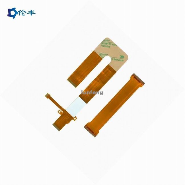 Polyimide PI FPC Flexible Circuit Board Connector 10-50um Copper Thickness: