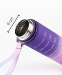 Fashion Gradient Vacuum Insulated 32 Oz Metal Water Bottle Wide Mouth With
