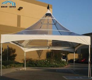 China Transparent Spring Top Marquee , Unique Pagoda Gazebo Tent wholesale