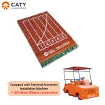 Customized Quick-Install Semi-Prefabricated Rubber Roll Sandwich Athletics Track