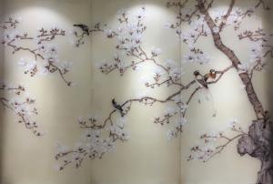 China Decoration Signage Multisize Bespoke Fused Glass Art Panels wholesale
