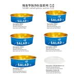 Wholesale Custom Restaurant 48oz disposable kraft paper salad bowl