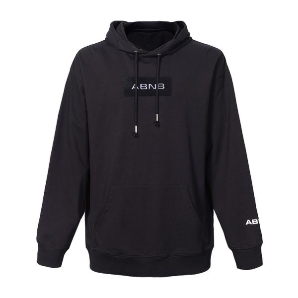 Custom logo men's hooded long sleeve sweater fashion,wholesale organic mens
